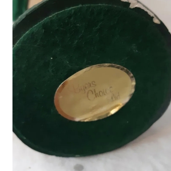 BYERS' CHOICE LTD. 1986 CHRISTMAS CAROLER sheet Music man plaid scarf tan pants - Picture 7 of 9